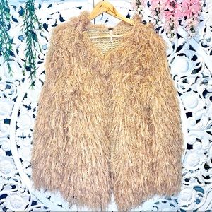 Free People Faithful Shaggy Cardigan